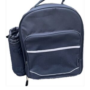 "Picnic at Ascot" Insulated backpack for a picnic for two or the beach!